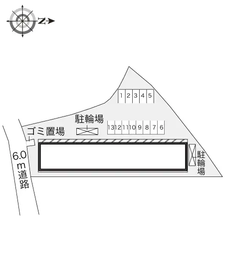 ★手数料０円★羽曳野市樫山　月極駐車場（LP）